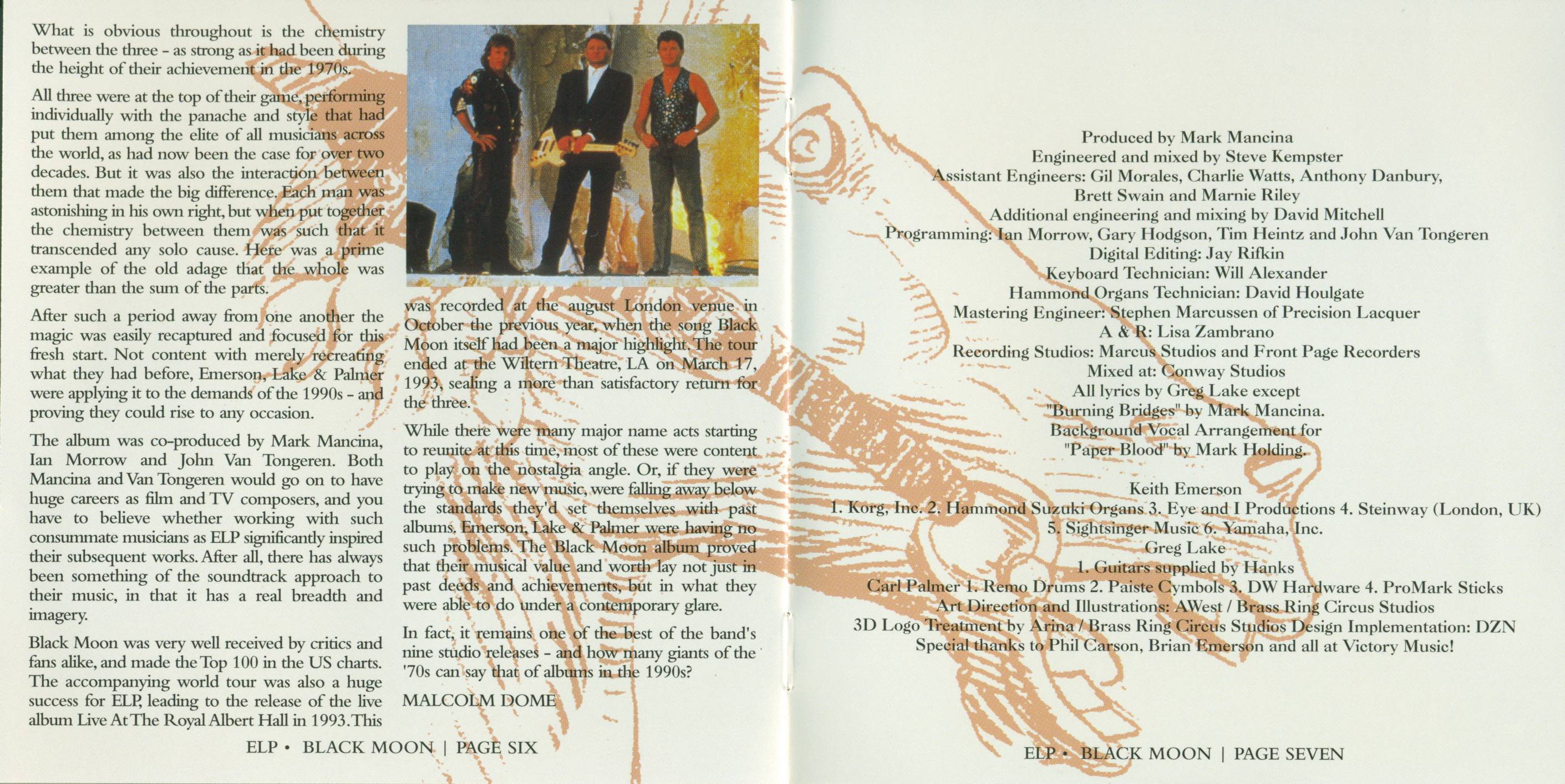 Emerson, Lake and Palmer Black Moon [Booklet04 d]